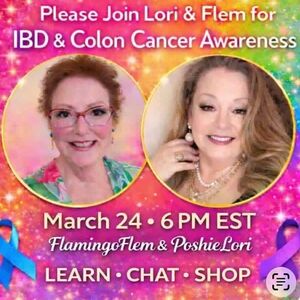 3/24 UNLISTED IBD AWARENESS. As Desc Seen In Live Show. You Are Not Alone 🦩